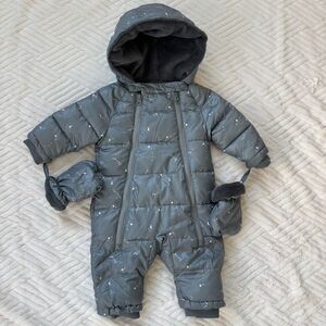 Rylee + Cru Puffer Snowsuit - 6-12 months
